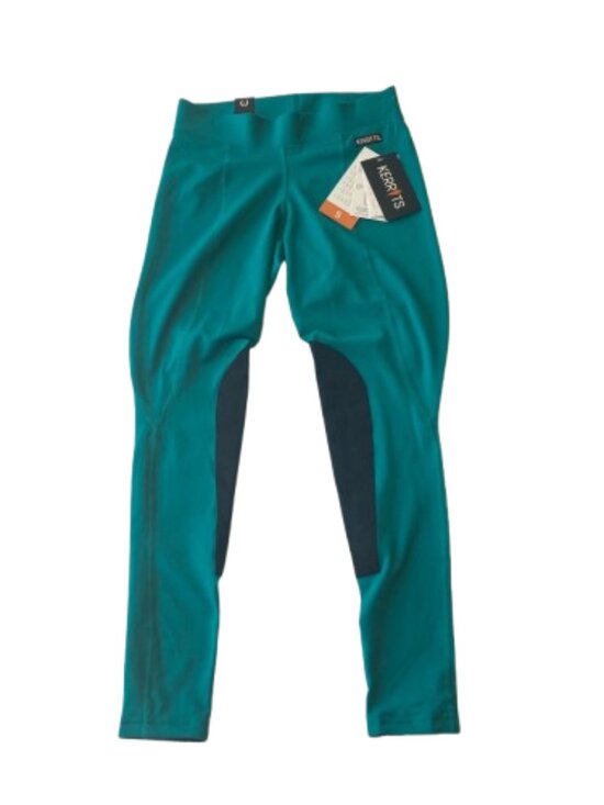 Kerrits Pants - Kerrits Flow Rise Performance Riding Tights Womens Small S Emerald NWT